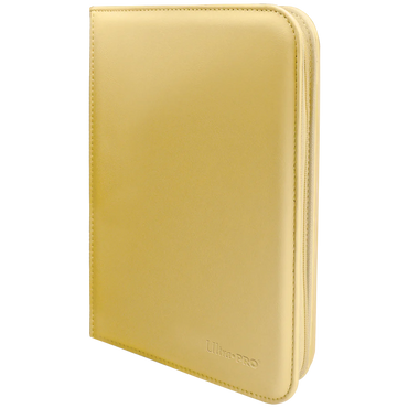 Ultra Pro 4-Pocket Zippered Binder Yellow 160