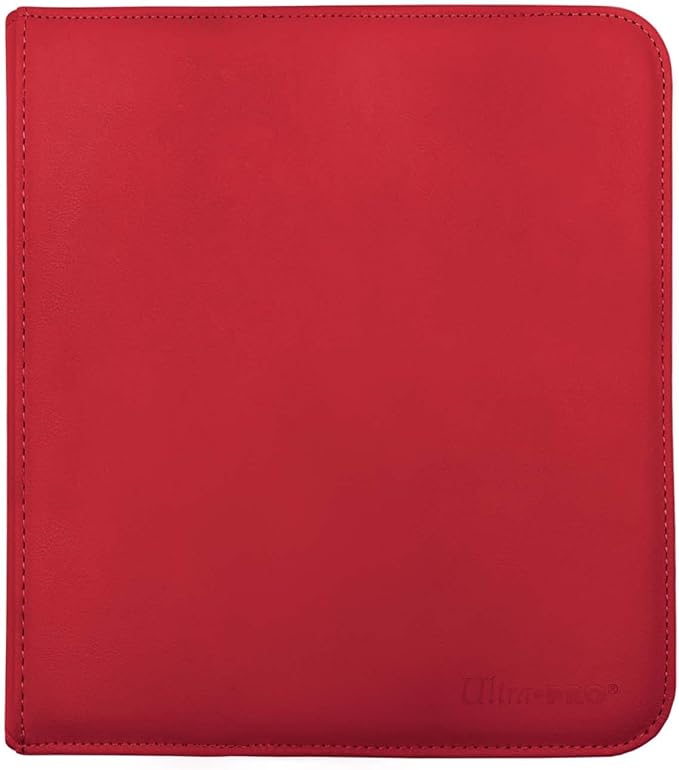 Ultra Pro 12-Pocket Zippered Binder Red 480