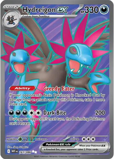Hydreigon ex (161/086) [Scarlet & Violet: White Flare]