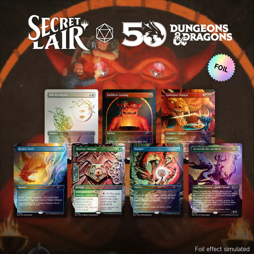 Secret Lair: Drop Series - Secret Lair x Dungeons & Dragons: An Exhibition of Adventure - Rainbow Foil Edition