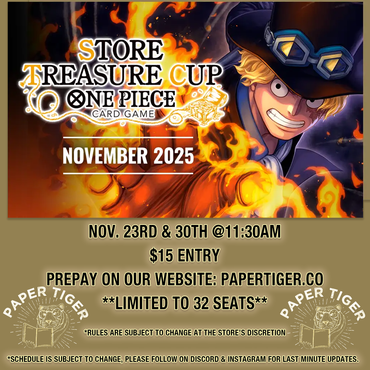 11/30 ONE PIECE CARD GAME Store Treasure Cup NOV. 2025 EVENT TICKET 11:30AM