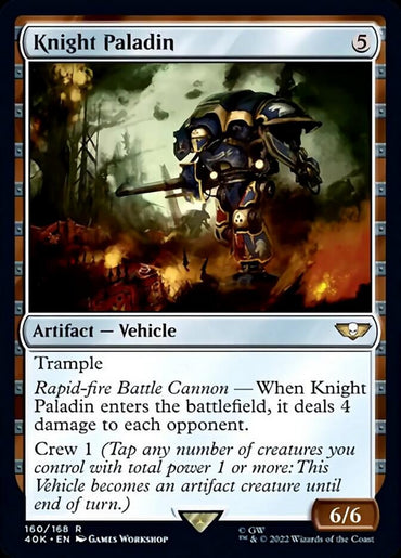 Knight Paladin (Surge Foil) [Universes Beyond: Warhammer 40,000]