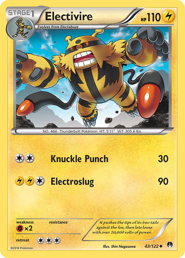 Electivire (43/122) [XY: BREAKpoint]