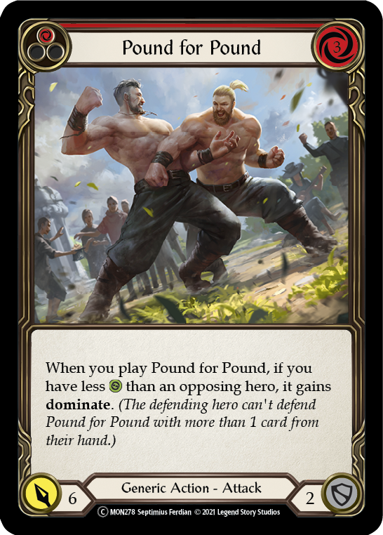 Pound for Pound (Red) [U-MON278] (Monarch Unlimited)  Unlimited Normal