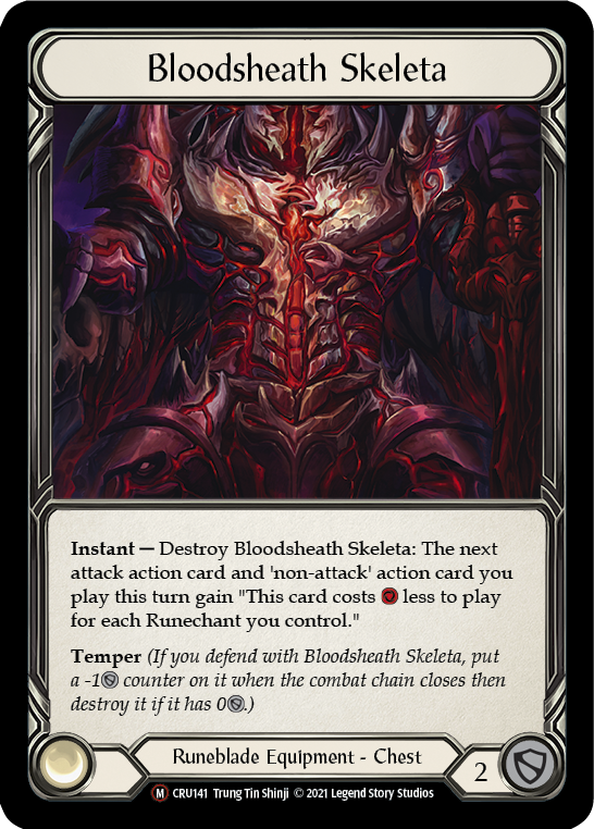 Bloodsheath Skeleta [U-CRU141] (Crucible of War Unlimited)  Unlimited Normal