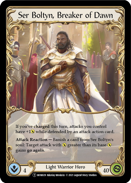 Ser Boltyn, Breaker of Dawn // Boltyn [U-MON029 // U-MON030] (Monarch Unlimited)  Unlimited Normal