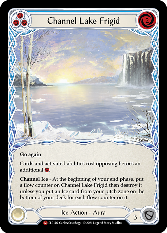 Channel Lake Frigid [ELE146] (Tales of Aria)  1st Edition Rainbow Foil