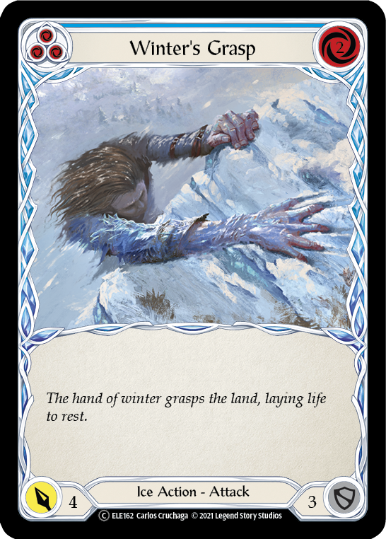 Winter's Grasp (Blue) [U-ELE162] (Tales of Aria Unlimited)  Unlimited Normal