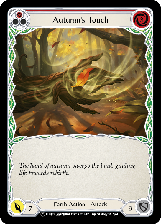 Autumn's Touch (Red) [U-ELE128] (Tales of Aria Unlimited)  Unlimited Rainbow Foil