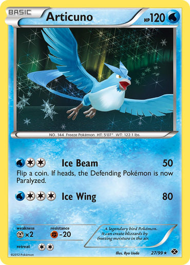 Articuno (27/99) (Blister Exclusive) [Black & White: Next Destinies]