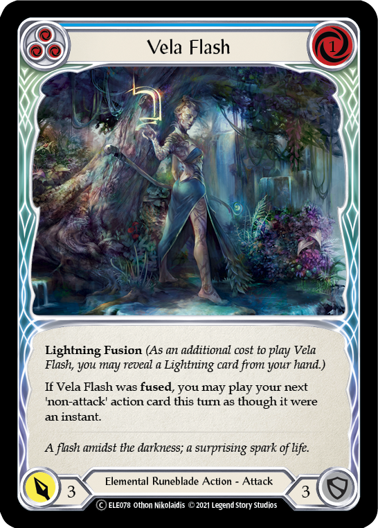 Vela Flash (Blue) [U-ELE078] (Tales of Aria Unlimited)  Unlimited Normal