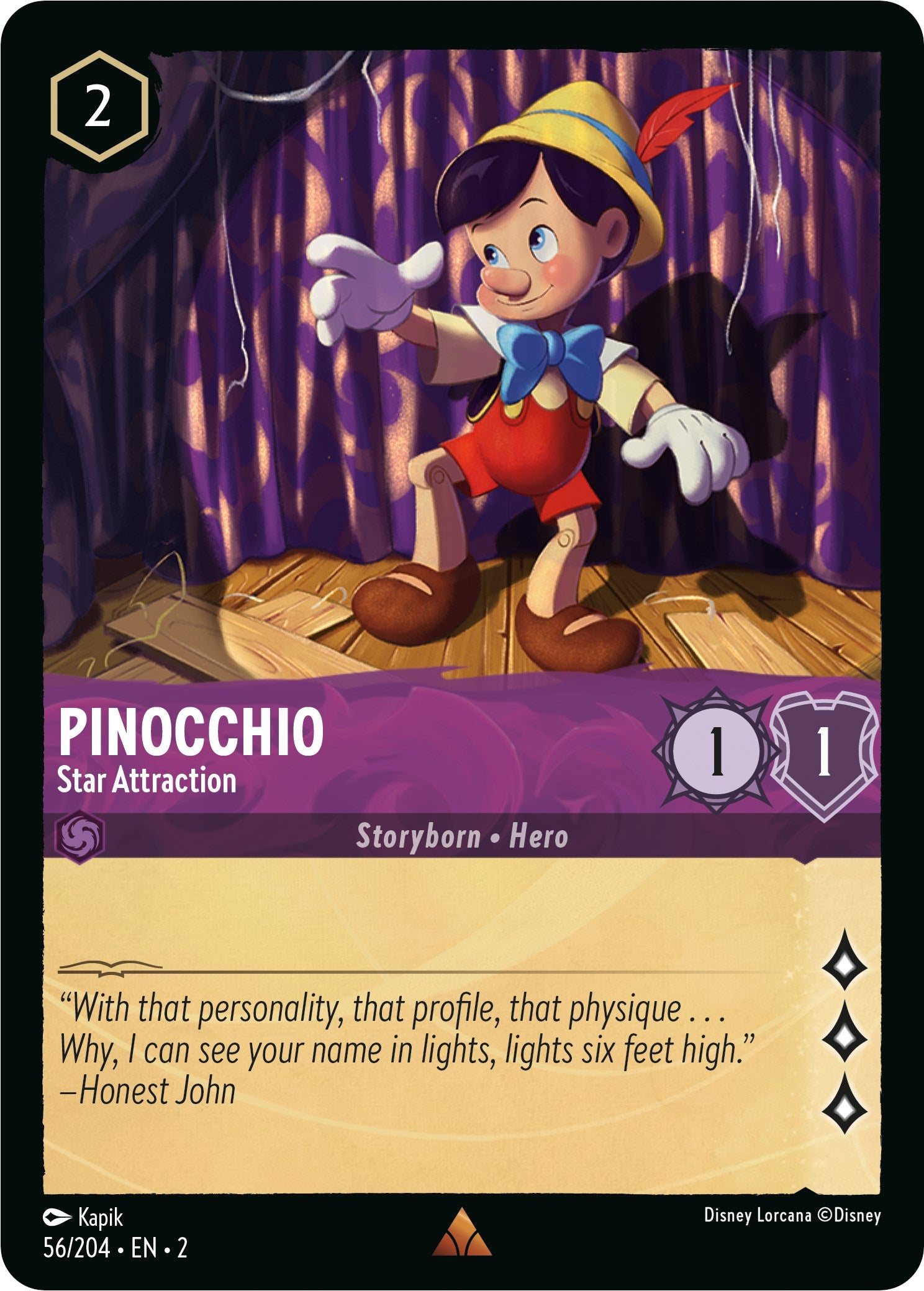 Pinocchio - Star Attraction (56/204) [Rise of the Floodborn]