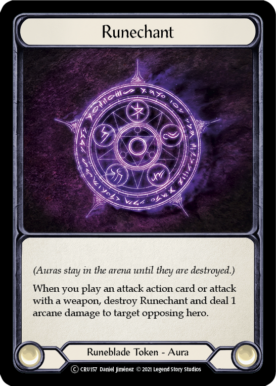 Runechant [U-CRU157] (Crucible of War Unlimited)  Unlimited Rainbow Foil