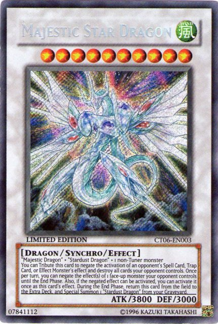 遊戯王 MAJESTIC STAR DRAGON Majestic Star Dragon [CT06-EN003] Secret Rare
