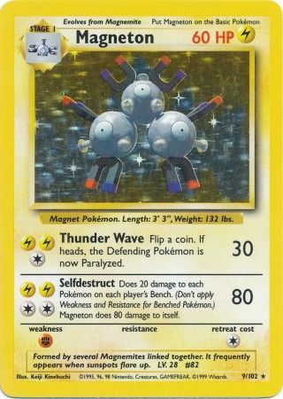 Magneton (9/102) [Base Set Unlimited]