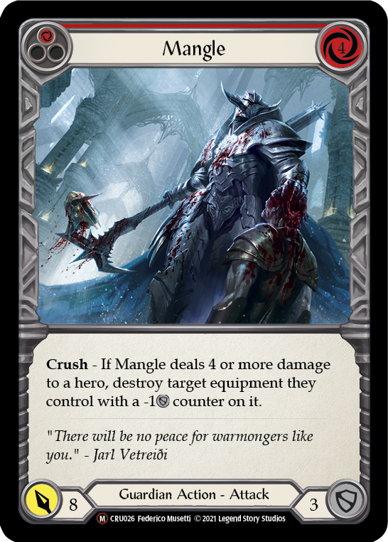 Mangle [U-CRU026] (Crucible of War Unlimited)  Unlimited Normal