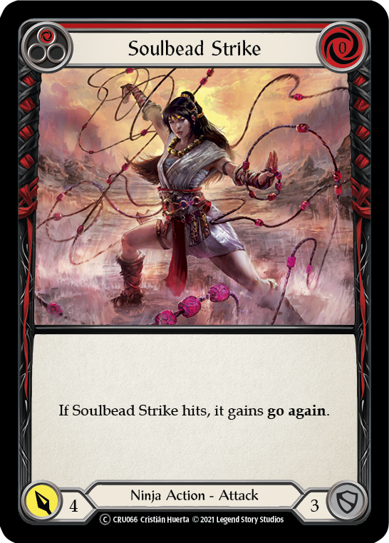Soulbead Strike (Red) [U-CRU066] (Crucible of War Unlimited)  Unlimited Normal