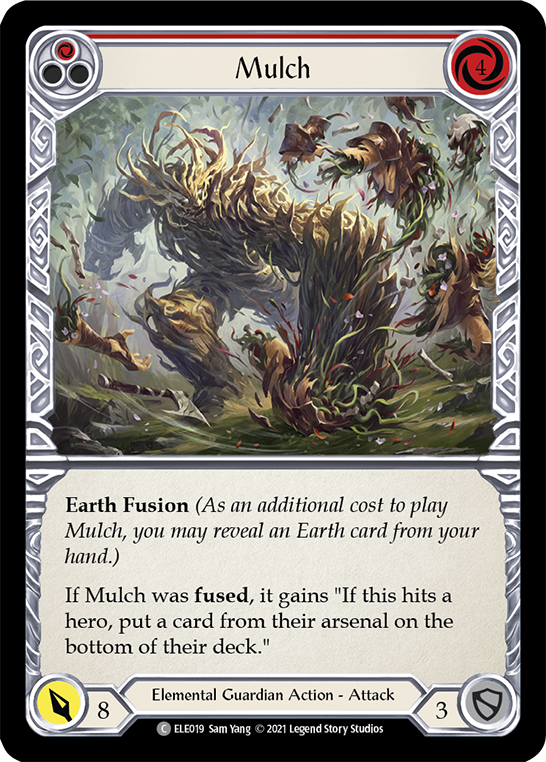 Mulch (Red) [ELE019] (Tales of Aria)  1st Edition Rainbow Foil