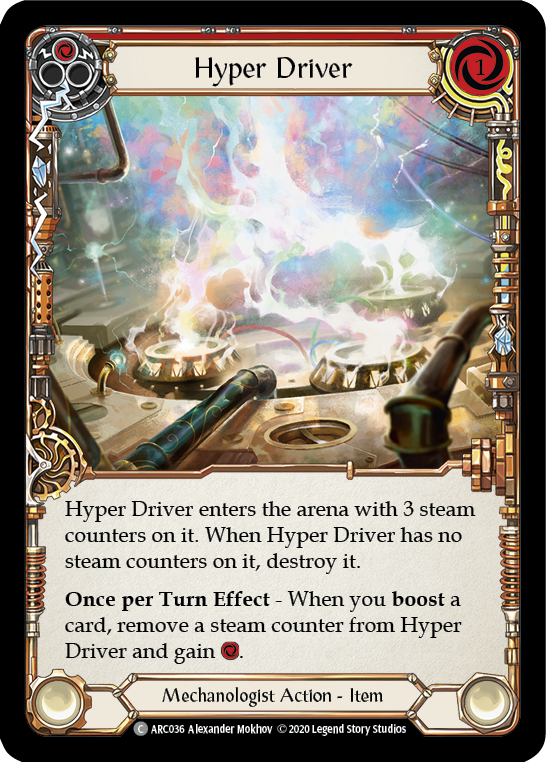 Hyper Driver [U-ARC036] (Arcane Rising Unlimited)  Unlimited Rainbow Foil